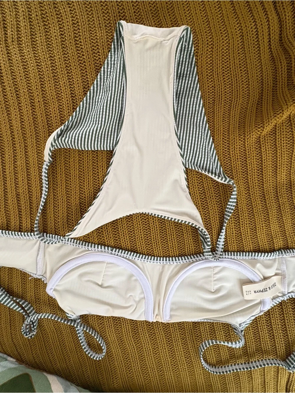 Zulu & Zephyr two-piece bikini, unworn size US 4